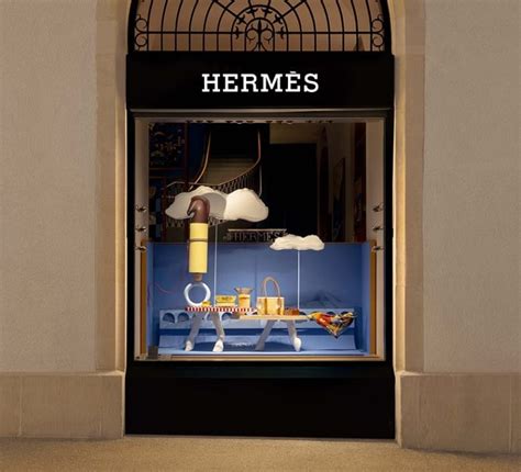 hermes window display|ecal x hermes window display.